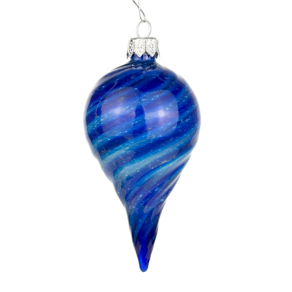 C Mau • Cobalt Swirl Ornament