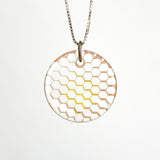 Teurfs • Circle Honeycomb Pendant