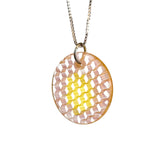 Teurfs • Circle Honeycomb Pendant