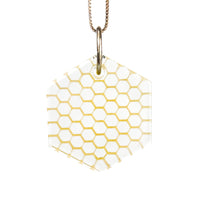 Teurfs • Hexagon Honeycomb Pendant