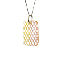 Teurfs • Rectangle Honeycomb Pendant
