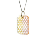 Teurfs • Rectangle Honeycomb Pendant