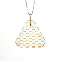 Teurfs • Triangle Honeycomb Pendant