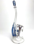 Boro Standup Bubbler • Clear & Horns