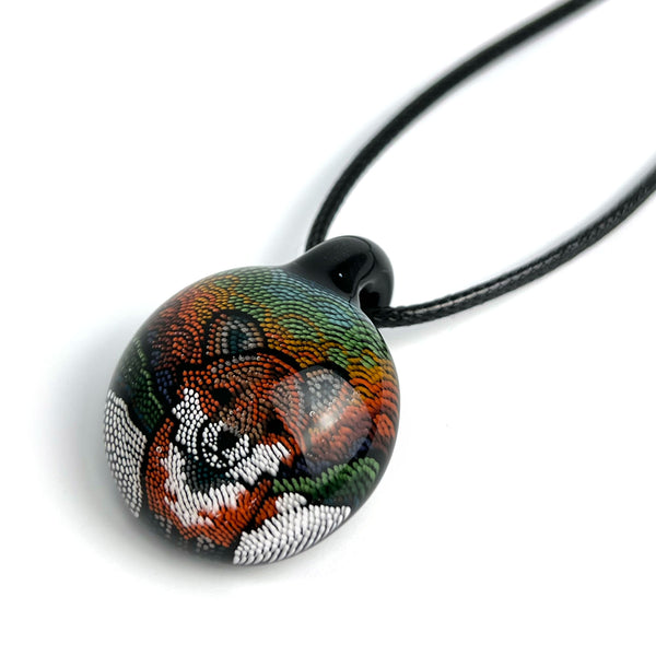 JH Glass • Fox Dotwork Pendant