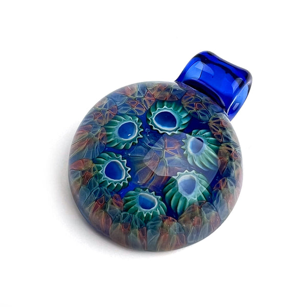 Heathbar • Round Murrine Pendant #1