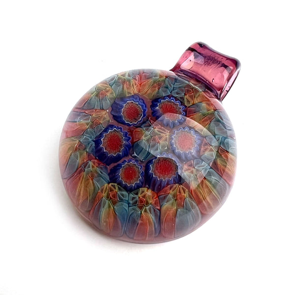 Heathbar • Round Murrine Pendant #2