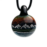 JH Glass • Mountain Dotwork Pendant