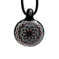 JH Glass • Geometric Dotwork Pendant